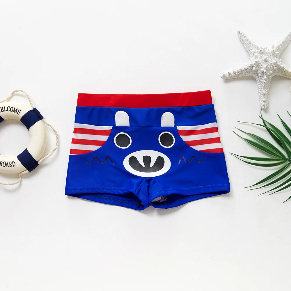 Darkblue Bear Г. Плавки для мальчика от 3 до 10 лет, детская одежда для купания детский купальный костюм плавки для мальчиков с динозавром CZ983 - Цвет: Darkblue Bear