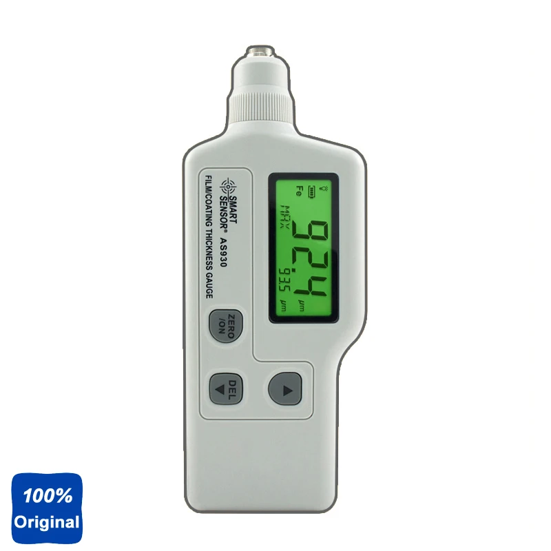 Оригинальный измеритель толщины пленки AS930 0 ~ 1800 мкм|coating thickness gauge|thickness gaugecoating |