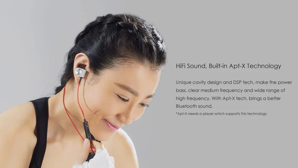 MEIZU EP51/EP52 Bluetooth Наушники Беспроводные спортивные HiFi наушники IPX4 водонепроницаемые Bluetooth наушники с микрофоном