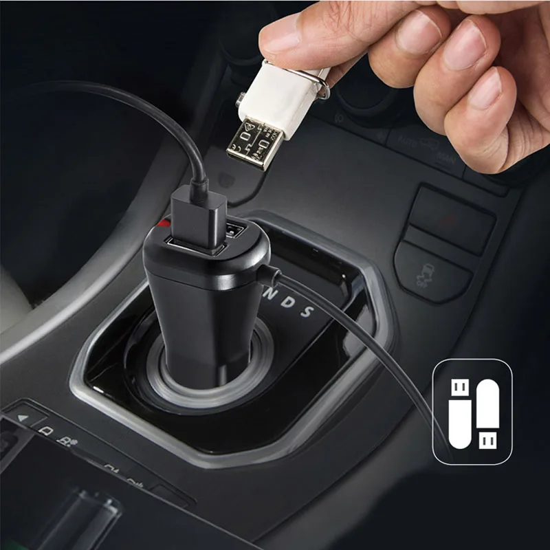 Автомобильный комплект громкой связи JaJaBor Bluetooth FM-передатчик аудио Музыка MP3/WMA