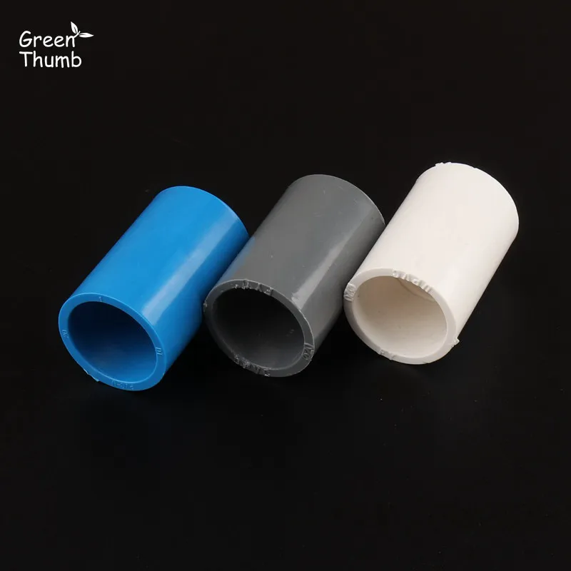 Straight Connector 3 шт ПВХ разъем внутренний диаметр. 25 мм колпачок для фитингов труб прямая футболка Wye Y Соединительный изгиб крест для ремонта труб аквариумная вода - Цвет: Straight Connector