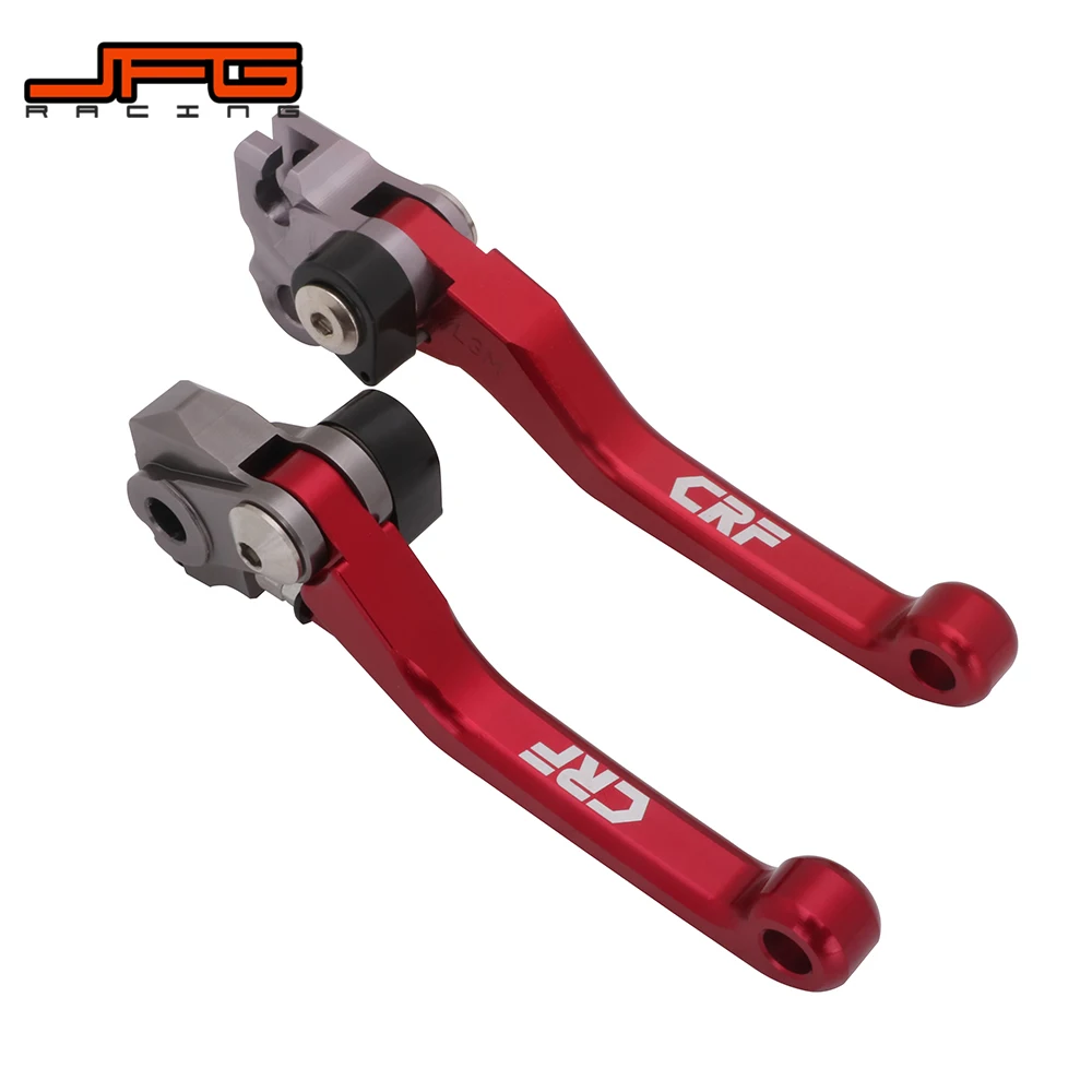 Мотоциклетные алюминиевые рычаги тормозной муфты CNC с логотипом CRF для HONDA CRF250R