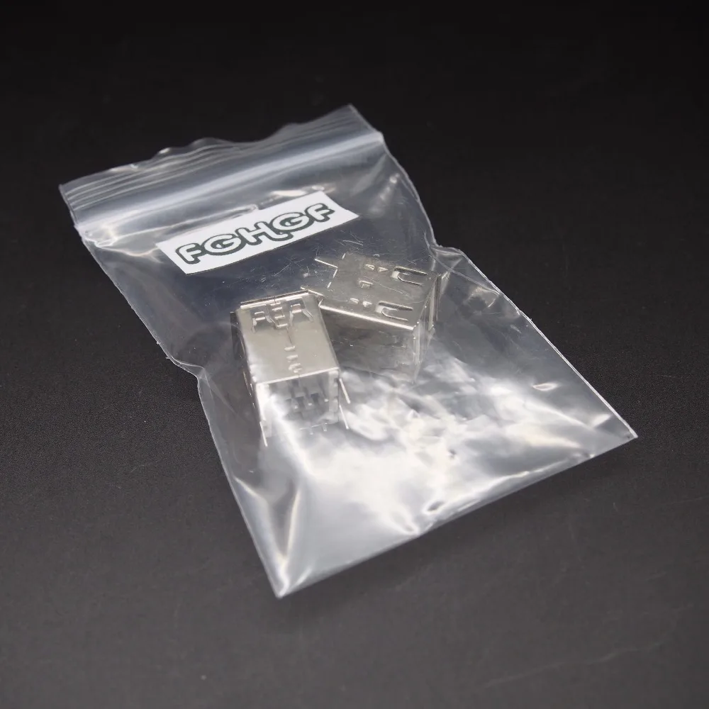 10 шт. двухслойная USB розетка 8P 180 градусов A Тип Вертикальный DIP|socket steel|usb socket connectorusb