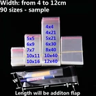 Прозрачная Самоуплотняющаяся маленькая пластиковая сумка, подарочные пакеты для ювелирных изделий, прозрачные вечерние пакеты для конфет и печенья, самоклеящиеся полиэтиленовые пакеты