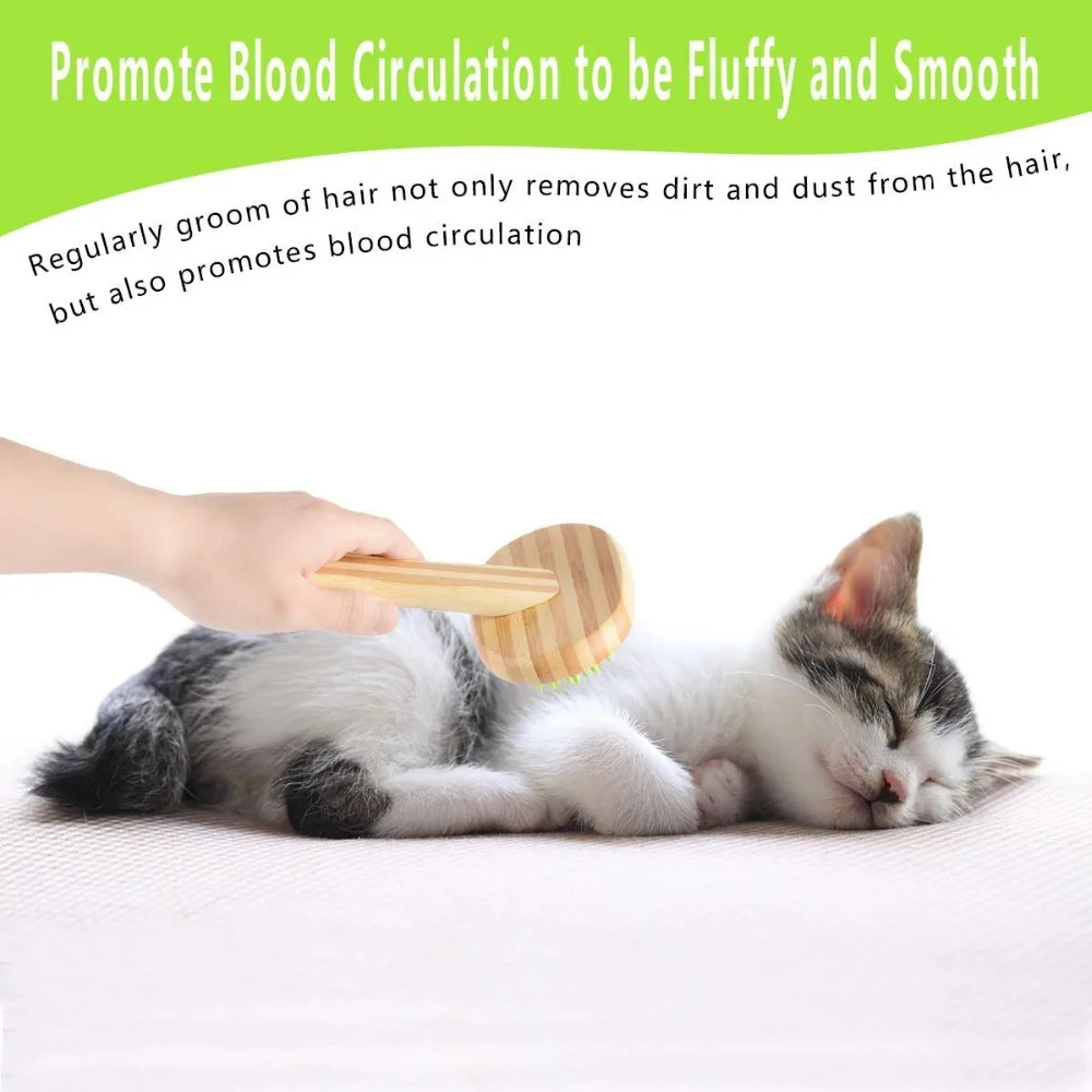 1 шт. деревянная ручка Силиконовая собака кисточки эффективное домашнее животное