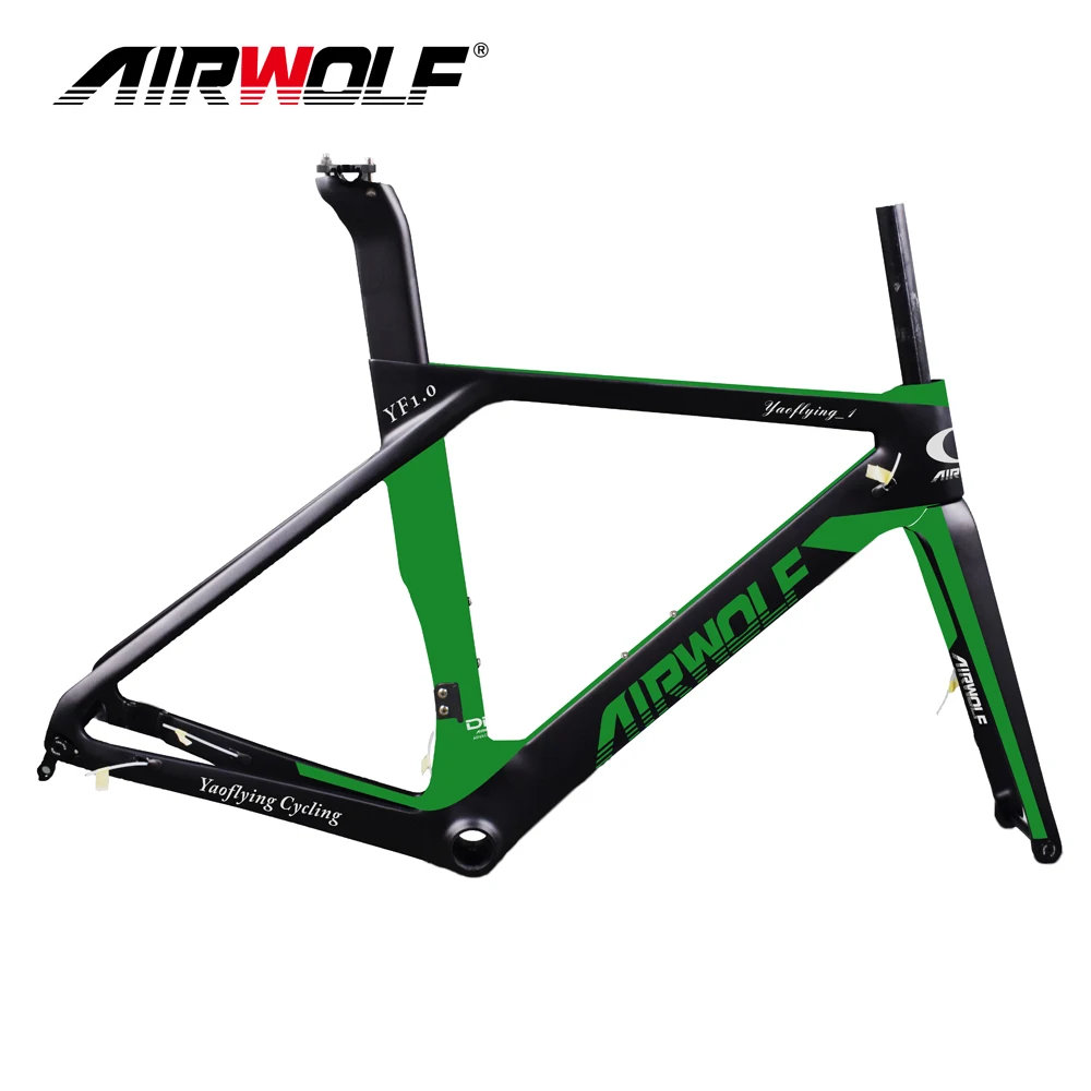 Airwolf велосипедная Рама из углеродного волокна размеры 49/52/54/56 см Bicicleta углеродное