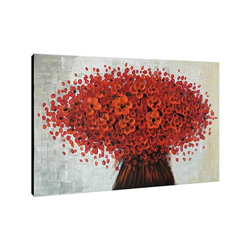 Абстрактная картина маслом в скандинавском стиле Золотая Картина на холсте