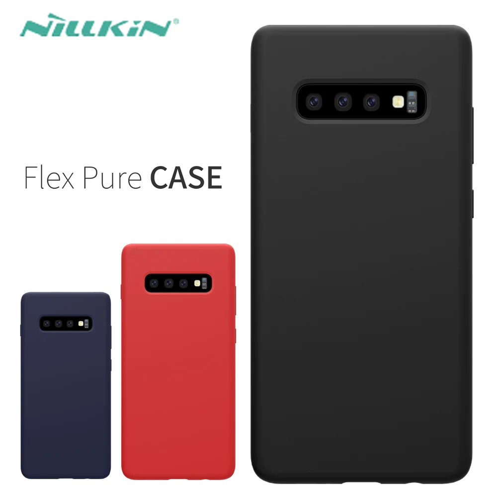 Чехол для Samsung Galaxy S10 Plus Nillkin Flex чистый тонкий защитный чехол из жидкого силикона