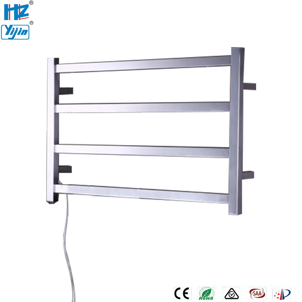 

ARE Wall Mount Style Electrical Heated Towel Rack Stainless Steel Towel Drying Rails High Quality Bathroom Towel Warmer TW-RT3