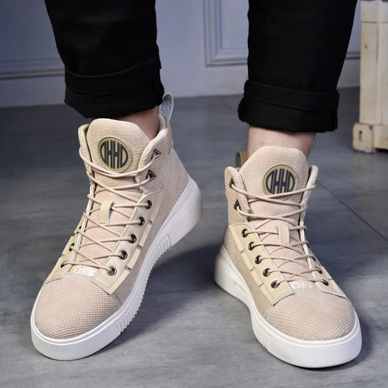 Port of men's shoes OFF WHTIE joint warm wind hip-hop sneakers high for | Спорт и развлечения