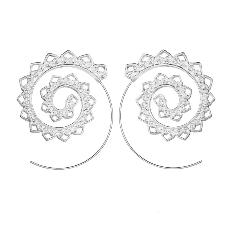 Винтажные золотистые серьги кольца для женщин модные геометрические с крючком в