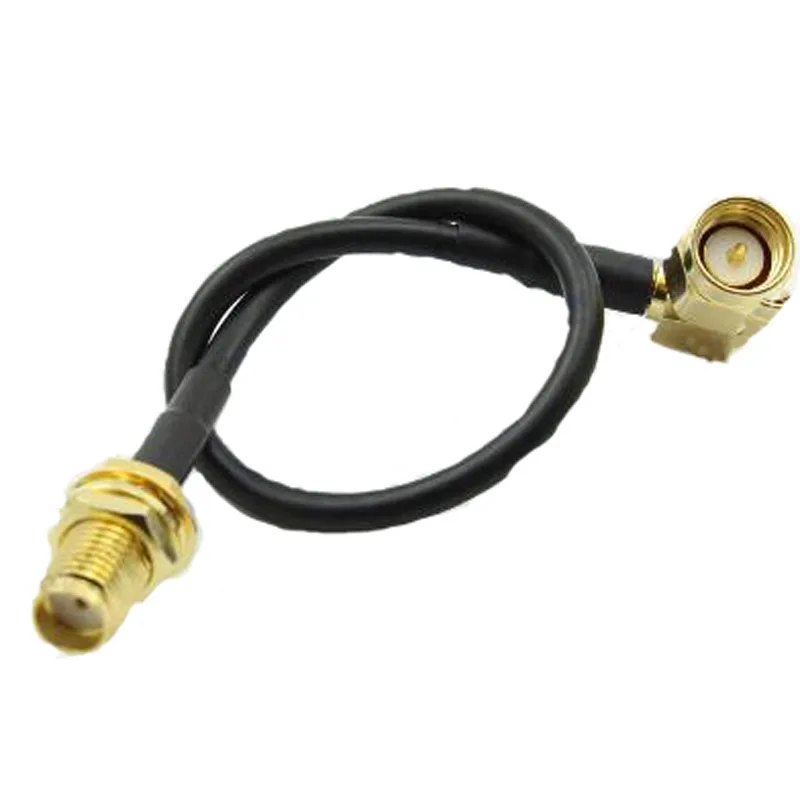 SMA папа с прямым углом к Гнездовой разъем кабель Pigtail RG 174 15 см|connector|l connector |