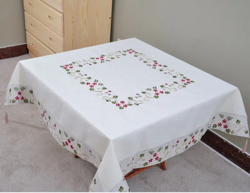 Площадь вышивки скатерть квадратная Tablecover много Размеры|square table covers|table coverembroidery