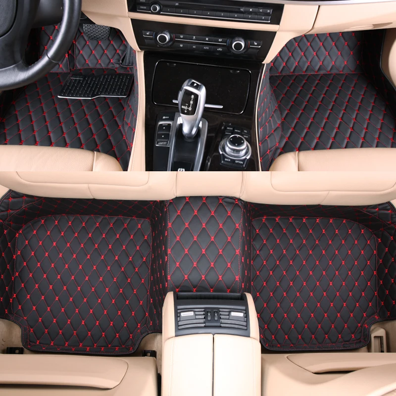 2017 автомобильные коврики для Санта-Фе 7 мест водонепроницаемые Нескользящие hyundai