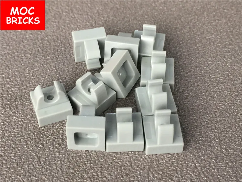10 шт./лот MOC кирпичи Сделай Сам плитка Модифицированная 1x1 с зажимом подходит 2555