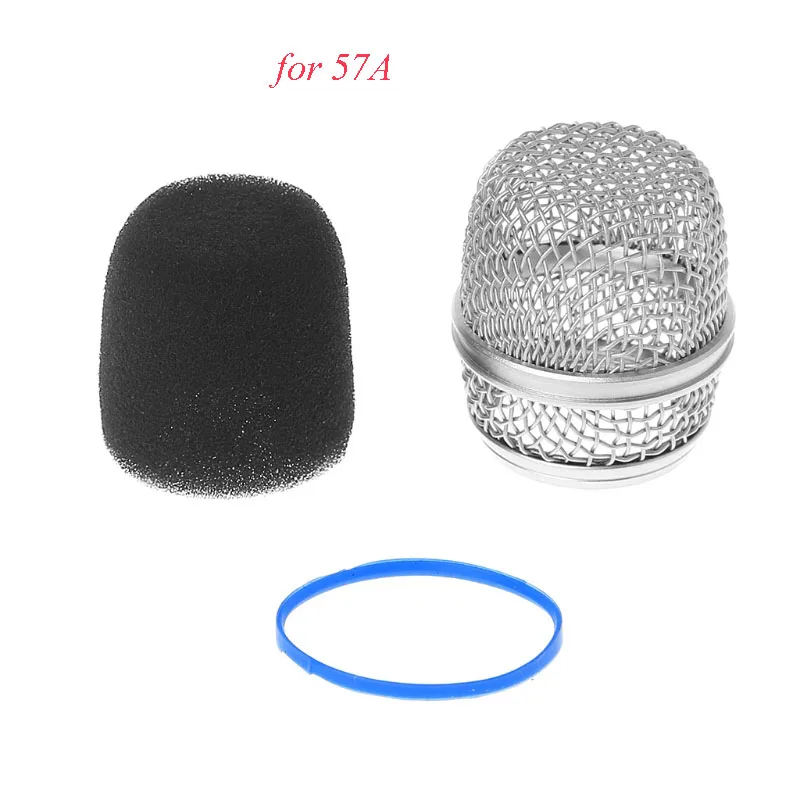 Красный Замена синий стальной сетки Микрофон Гриль головка для Shure Beta57a/Beta87a/Beta 58A беспроводной микрофон и Проводные микрофоны - Цвет: Красный