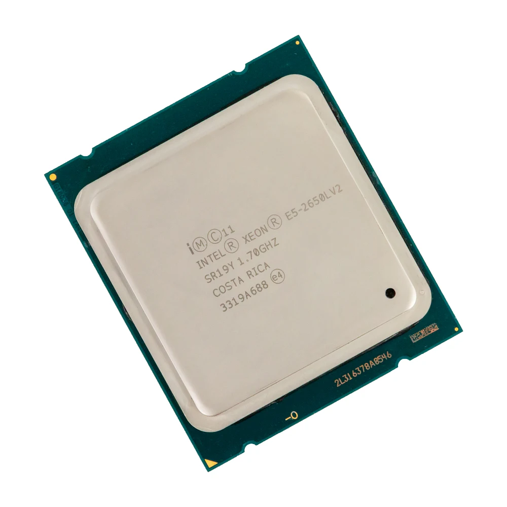 Процессор Intel Xeon E5-2650L V2 для настольных ПК 2650L V2 десять ядер 1,7 ГГц 25 Мб кэш L3 LGA 2011 сервер используемый ЦП