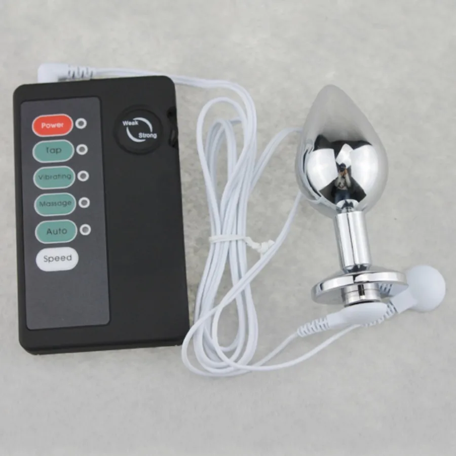 Новая Анальная пробка с электрошоком секс-игрушки анальная для взрослых