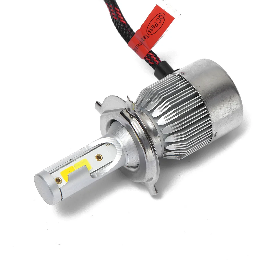 2 шт H4 светодиодный H7 H11 H8 9006 HB4 H1 H3 HB3 9005 фар автомобиля лампы 50 W Автомобили Авто Фары противотуманные лампочки белый желтый