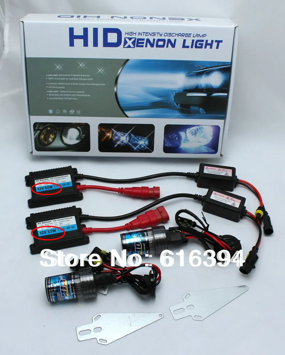 Заводская распродажа 55Вт HID xenon комплект самая низкая цена H1 H7 H8 H9 H11 HB3 (9005) HB4 (9006)...
