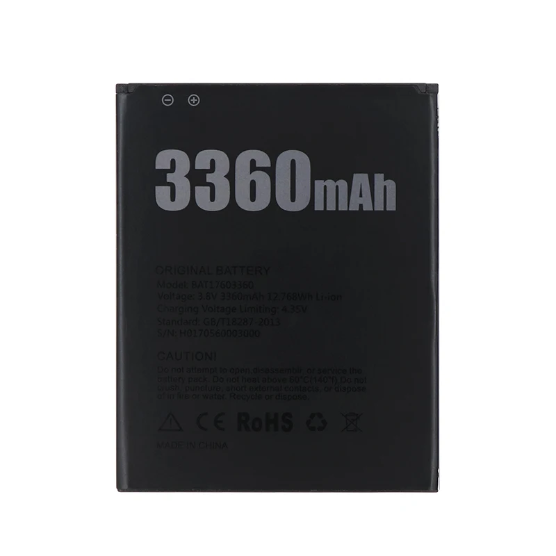 Аккумулятор DyGod 3360 мАч для Doogee X10 сменные батареи батарея смартфона