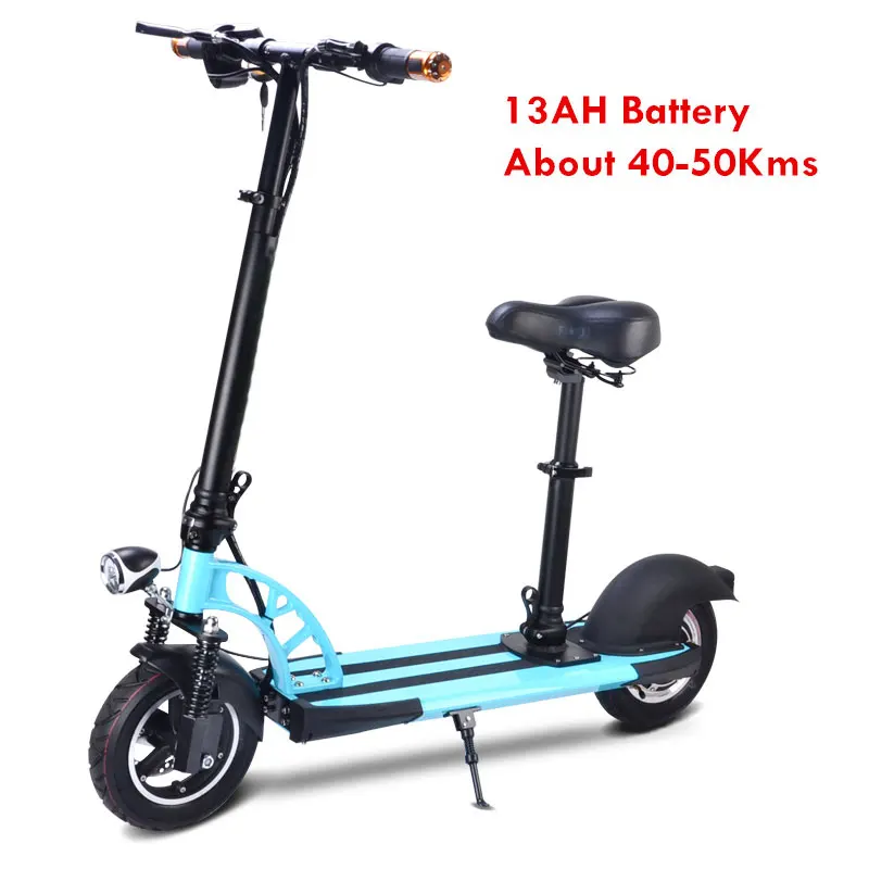 Новый мощный 10 дюймов Электрический Скутер Складной E Bike 500 Вт 35 км/ч/складной