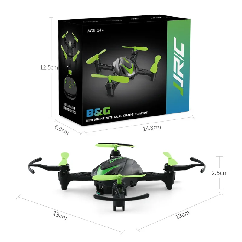 В наличии JJRC H48 MINI 2 4G 4CH 6 осей 3D Flips RC Дрон Квадрокоптер RTF для детей Рождественский