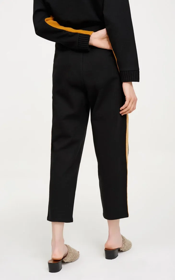 Vero Moda женские весенние и летние боковые полосы эластичный пояс Досуг укороченные брюки | 3181R2505