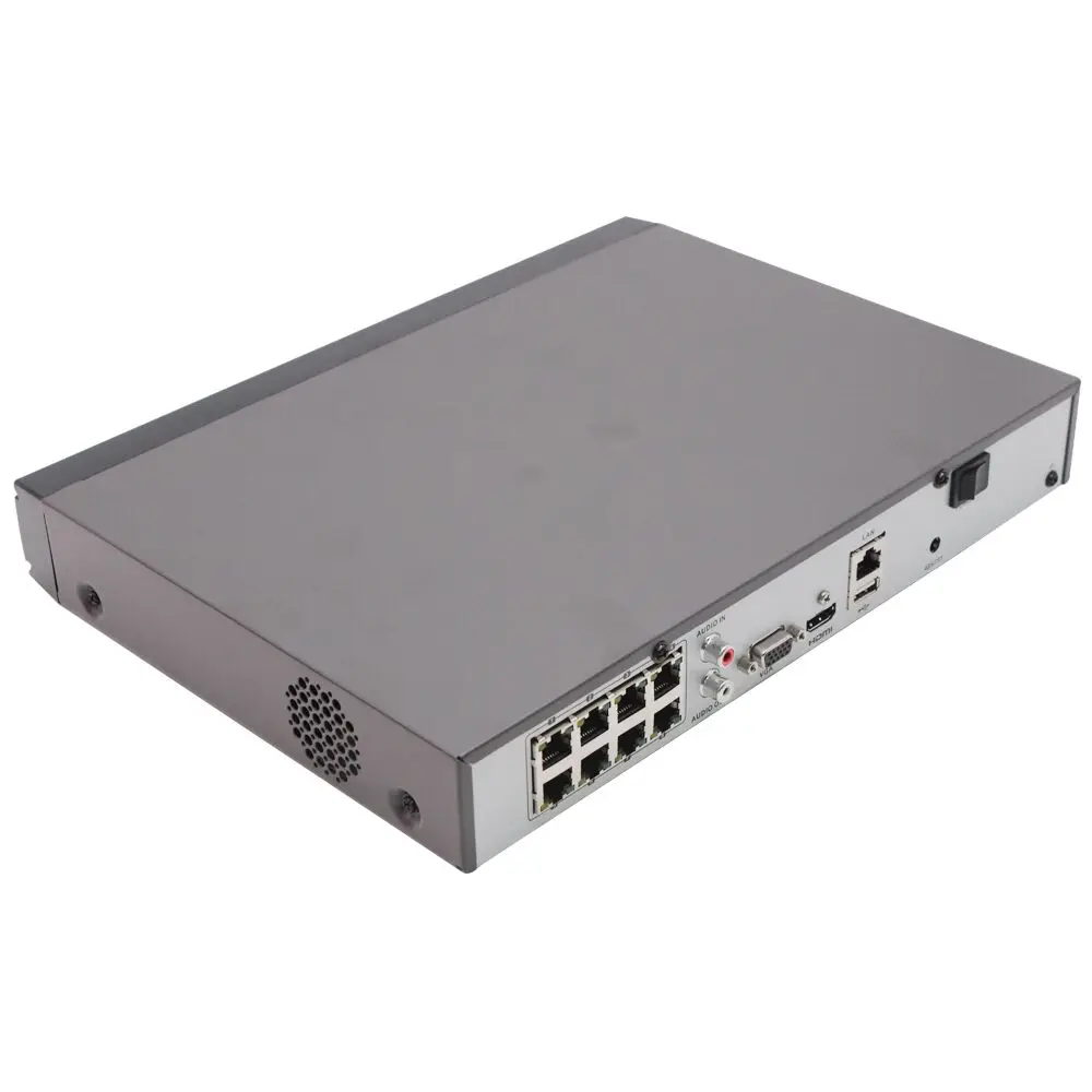 8ch CCTV рекордер PoE NVR DS 7608NI K1/8 P 8 канальный встроенный Plug & Play 4K сетевой