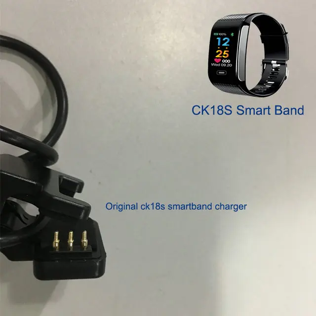 ck18s cable ck11c ck18s ck12 Смарт Браслет ck18 ЭКГ браслет на запястье браслет 2pin магнит зарядное устройство кабель для зарядки 2 контактный кабель для передачи данных - Цвет: ck18s cable