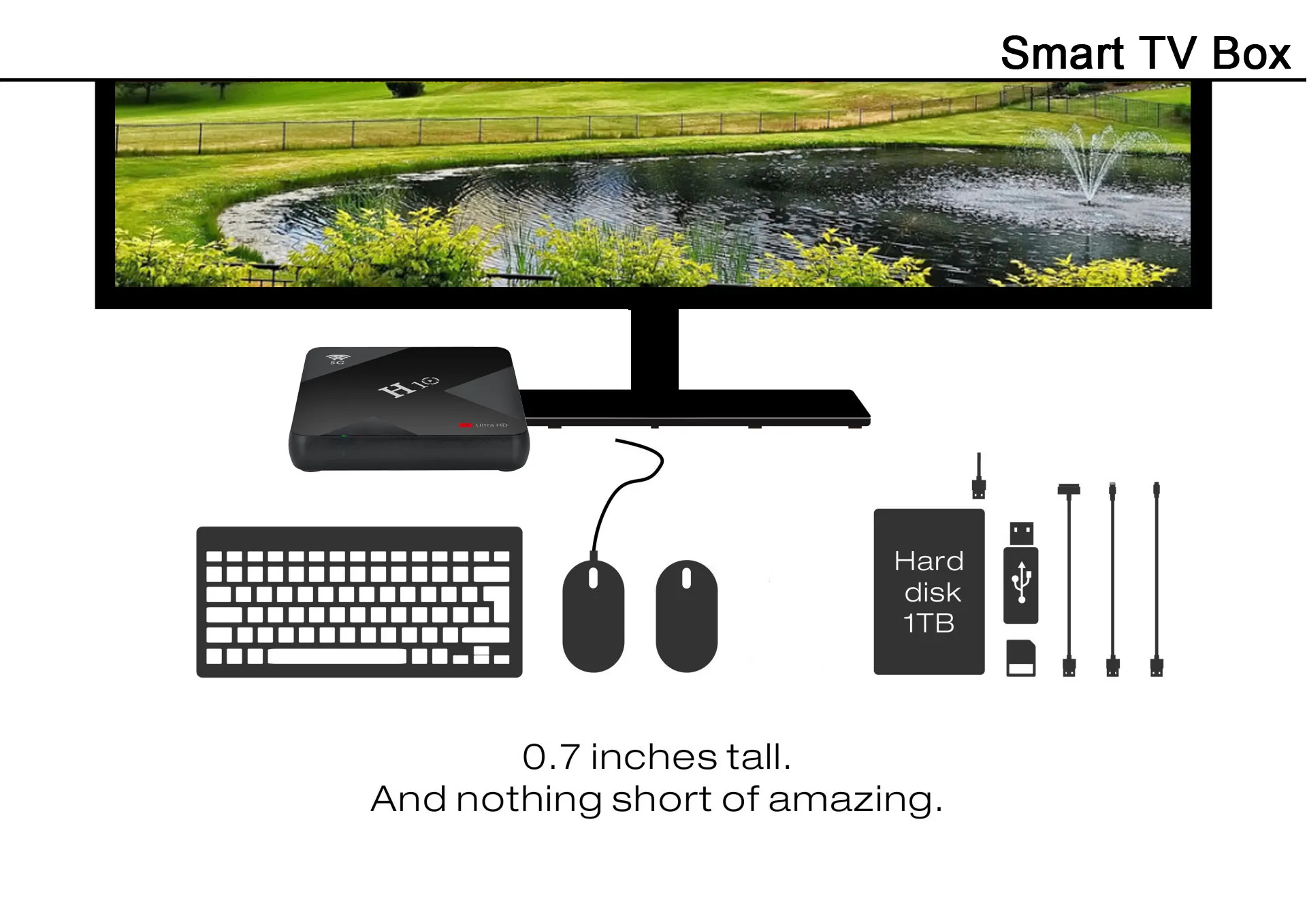 Новинка! H10 Android 9,0 Smart tv Box 4 Гб 64 Гб Allwinner H6 четырехъядерный 6K Dual 2,4G/5G Wifi USB 3,0 Netflix телеприставка медиаплеер