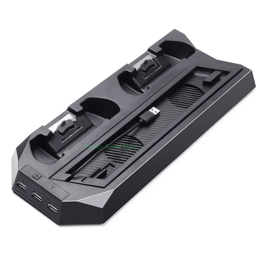 ТОНКАЯ вертикальная подставка для PS4 охлаждающий вентилятор зарядное устройство