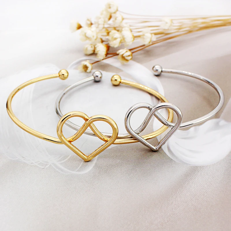 Модный женский Браслет манжета с золотым/серебряным покрытием|love bracelet|love bracelet