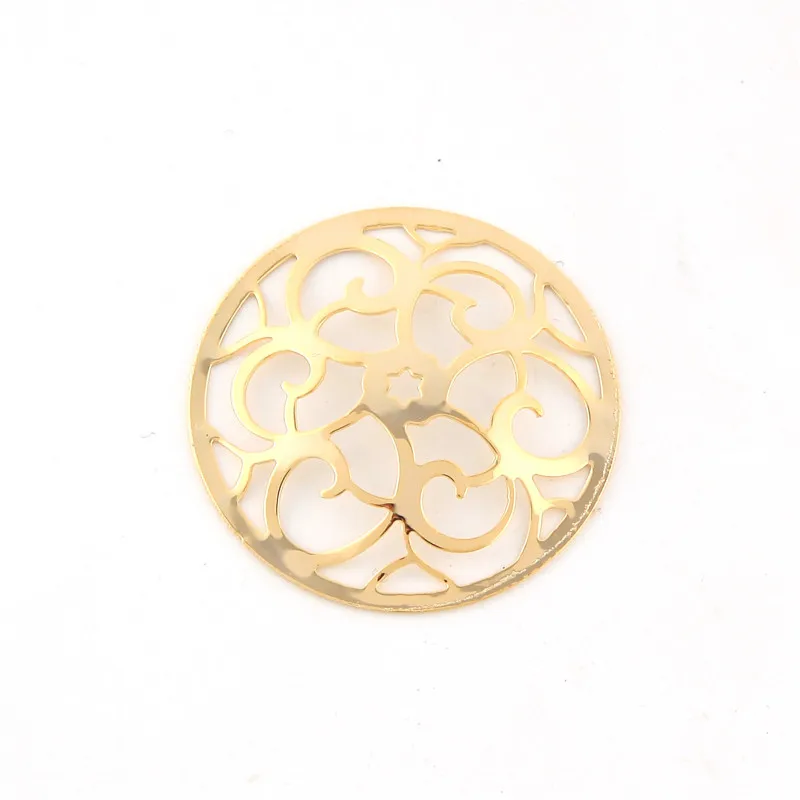 Somsoar Jewelry Hot Sale 3D Gold Coin Disc with crystal fit thin coin holder frame pendant 1pcs sale | Украшения и аксессуары