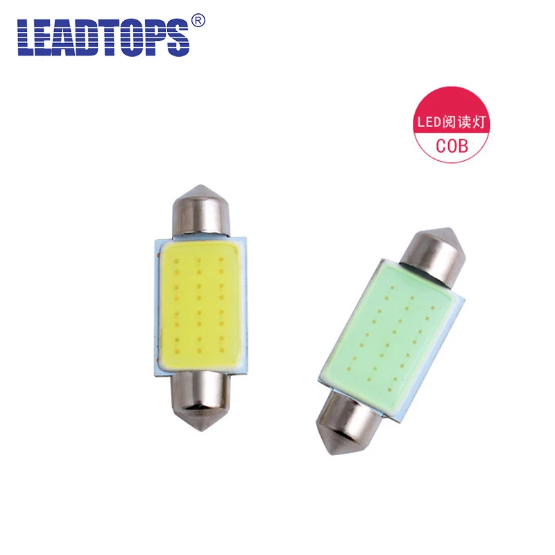 2 шт./лот оптовая продажа ВОДИТЬ Автомобиль Лампы для чтения гирлянда C5W COB 31 мм 36 39