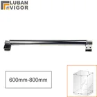 Душевая головка для ванной комнаты из нержавеющей сталификсированный стерженьзажим, регулируемая длина 600-800 мм, зажимы с обеих сторон, аксессуары для душа