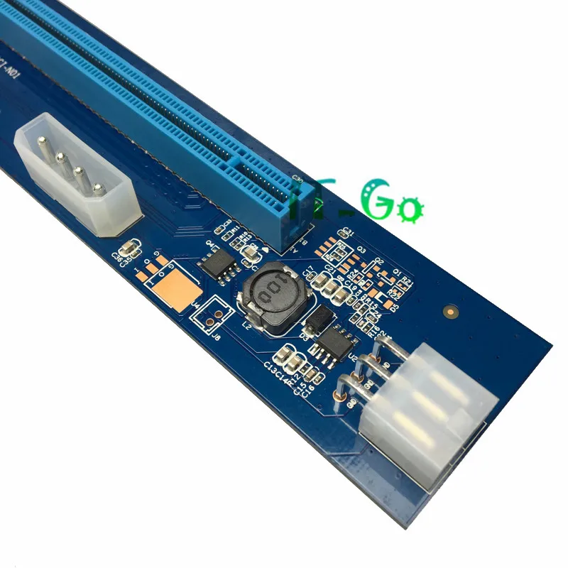 2017 Новинка 0 6 M PCIe PCI E 1x до 16x pci express riser card + USB 3 кабель/SATA 6Pin 4Pin карта питания для BTC