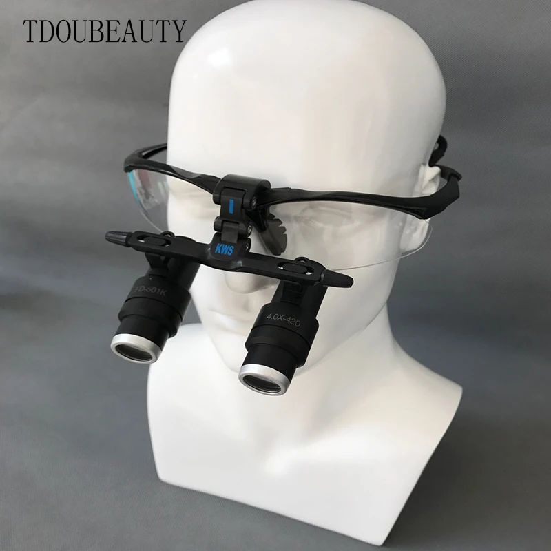 TDOUBEAUTY FD-501K-2 Kepler Magnifier With High Depth Stomatology Magnifier, Dental Loupes, Dental Glass Loupes  Free Shipping