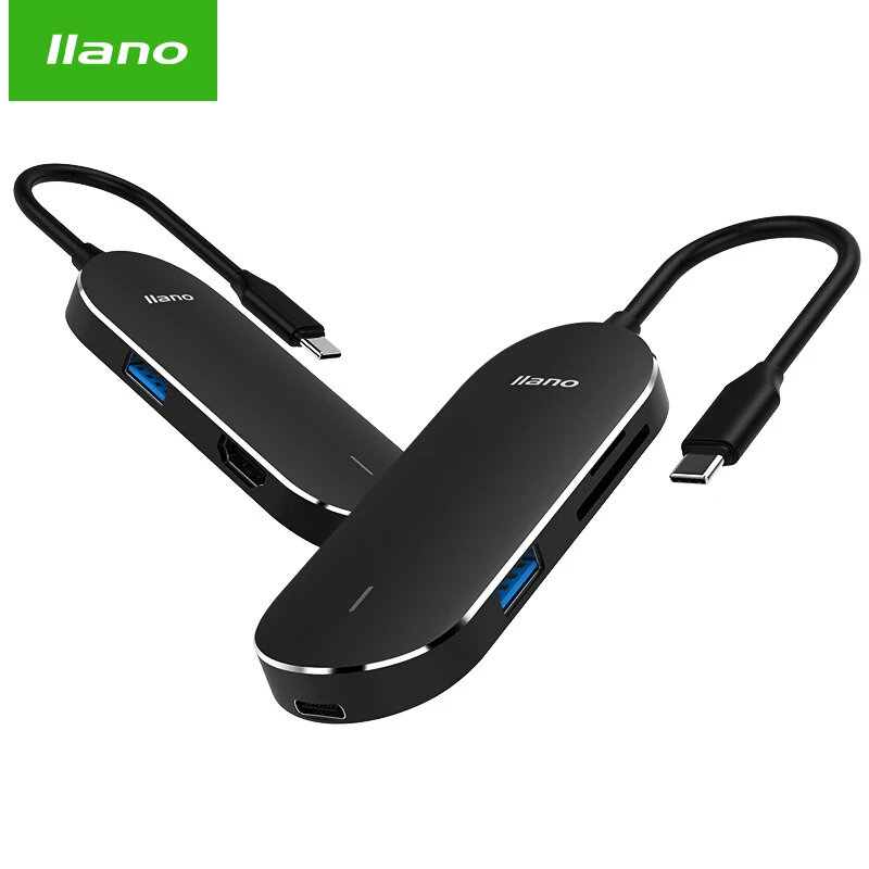 Llano USB HUB Кабель Переходник C на HDMI PD Thunderbolt 3 адаптер для MacBook samsung Galaxy S9/S8 huawei P20 Pro Тип