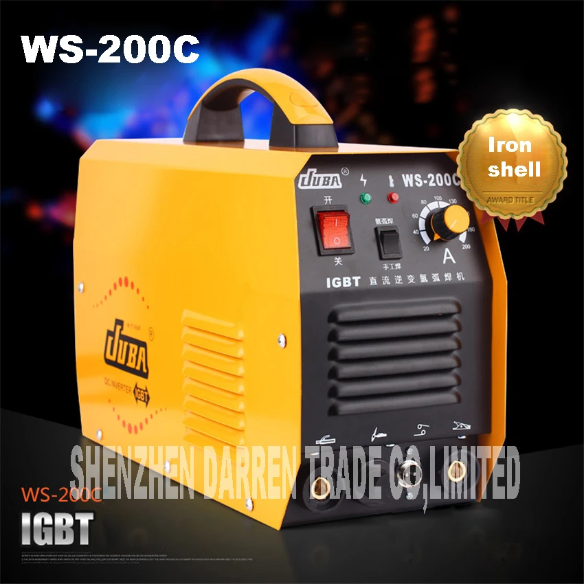 Новый портативный WS 200C бтиз инвертор газовольфрамовой сварки сварочный аппарат