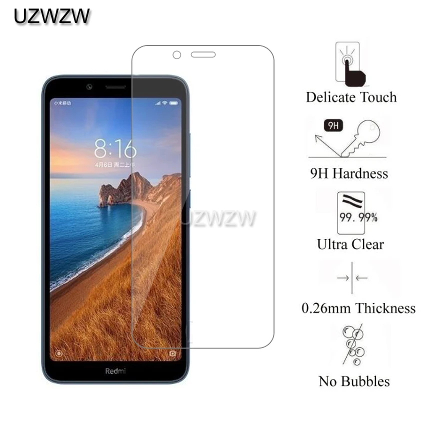 2 шт. для Xiaomi Redmi 7A закаленное Стекло Экран протектор Защитная пленка, стекло для Xiaomi Redmi 7A Стекло