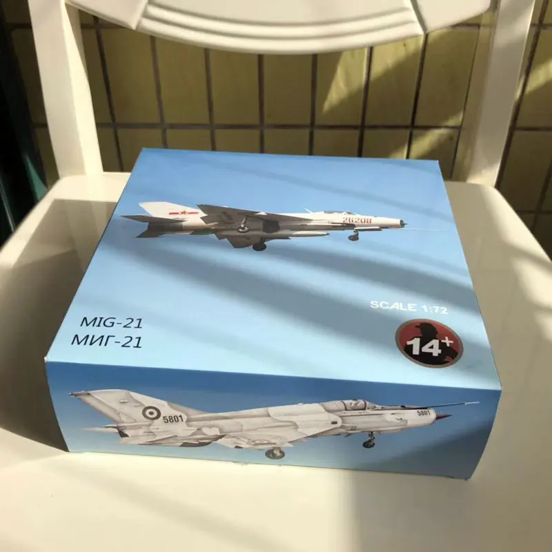 WLTK 1/72 масштаб военная модель игрушки PLAAF MiG 21 рыбий боец литой металлический