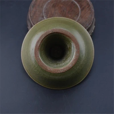 Antique Jingdezhen tea glazed phoenix pattern goblet | Дом и сад