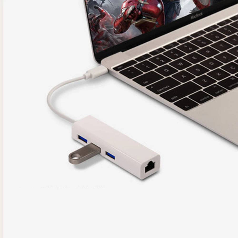 Rovtop USB 100 мегабит Ethernet адаптер 10/100 Мбит/с концентратор 2 0 Lan Проводная сетевая