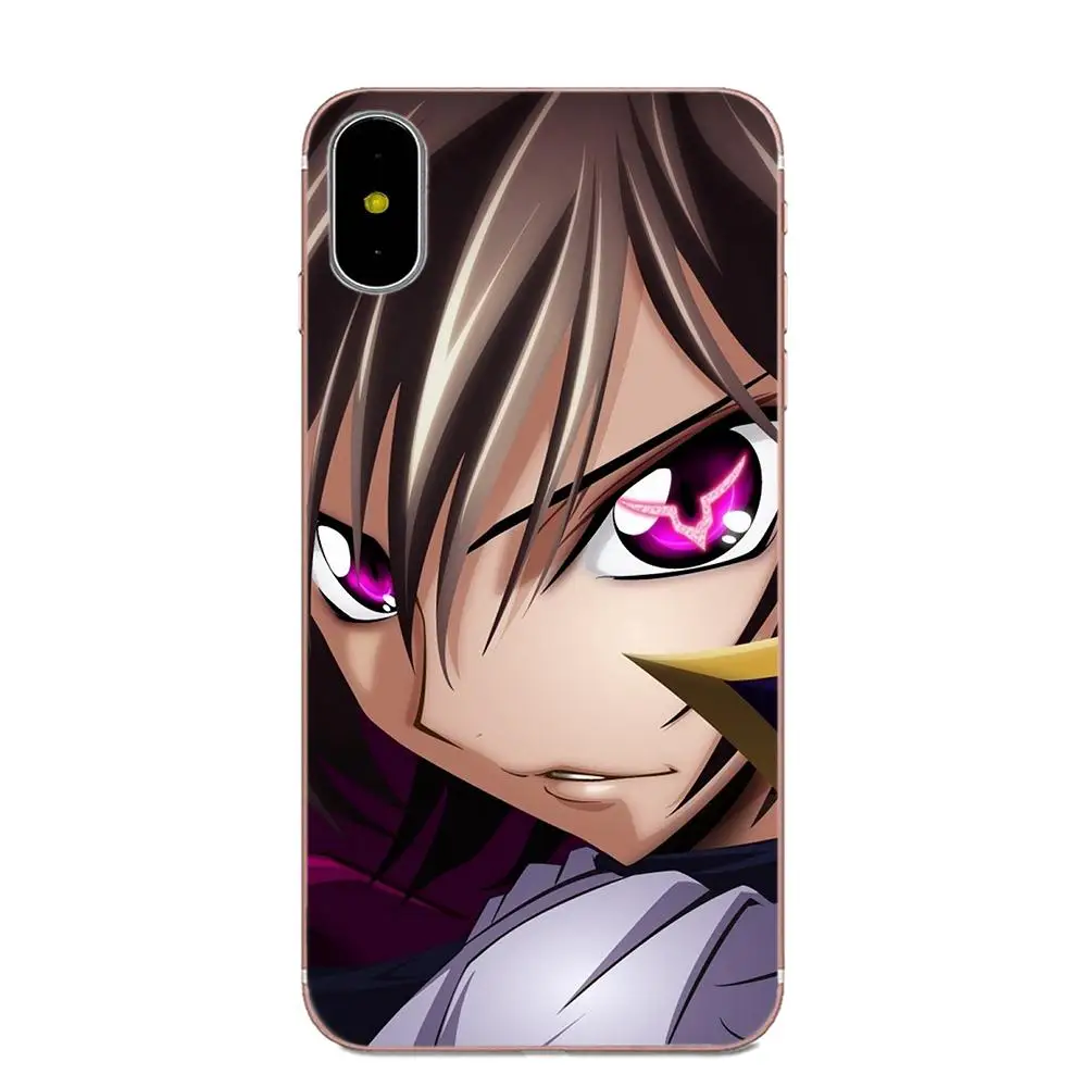 Чехол для мобильного телефона из ТПУ с аниме кодом Geass Letouch Huawei Honor 4C 5A 5C 5X 6 6C 6A 6X 7 7X 8