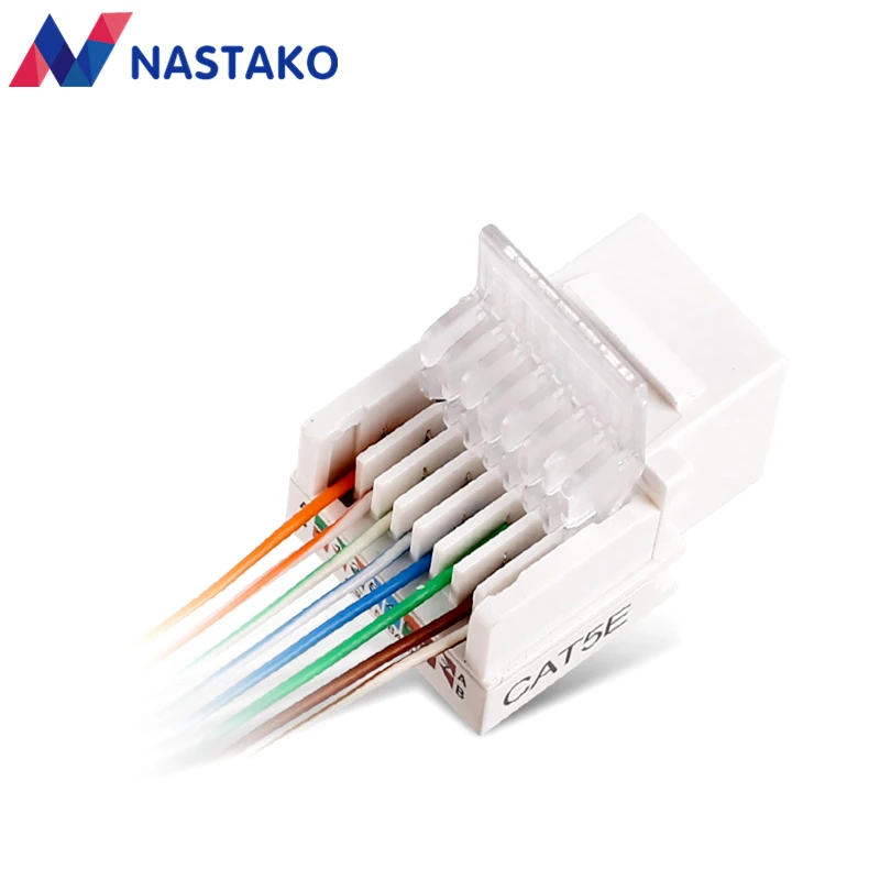 Cat5 Cat5e модуль RJ45 Keystone разъемы UTP соединительный элемент адаптер без инструмента