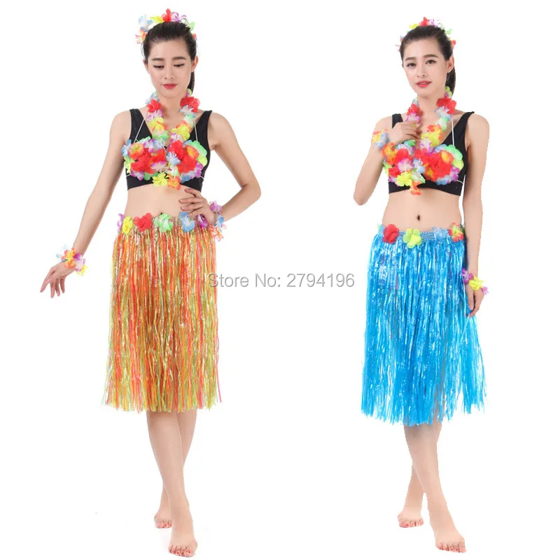 Гавайская детская юбка развлекательный декор для гавайской пижамы на Рождество