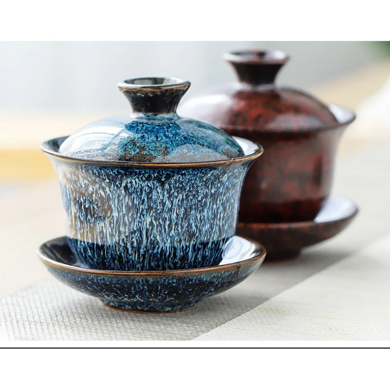 1 шт. "Китайский кун-фу" Gaiwan комплект Керамика Чай посуда наборы Чай комплект Керамика Чай горшок Чай набор гайвань комплект Чай чашек Чай церемонии