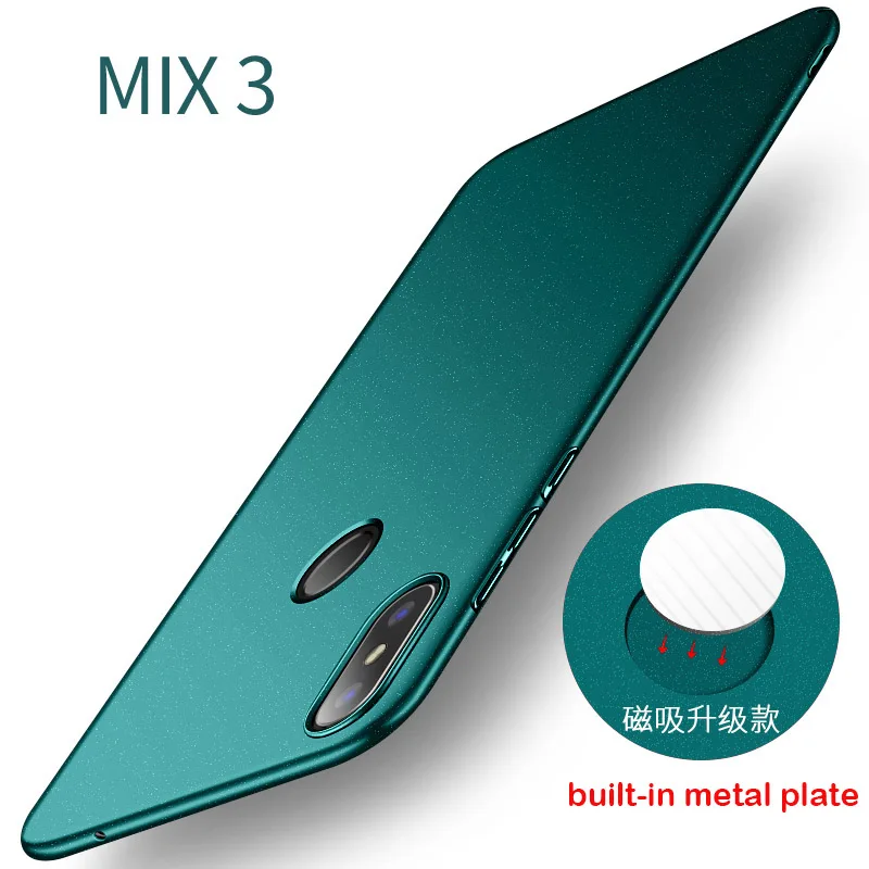 Для Xiaomi mi x 3 чехол матовый AIXUAN Xio mi x 3 металлический пластиковый автомобильный Магнитный чехол-держатель для Xiaomi mi x 3 mi x3
