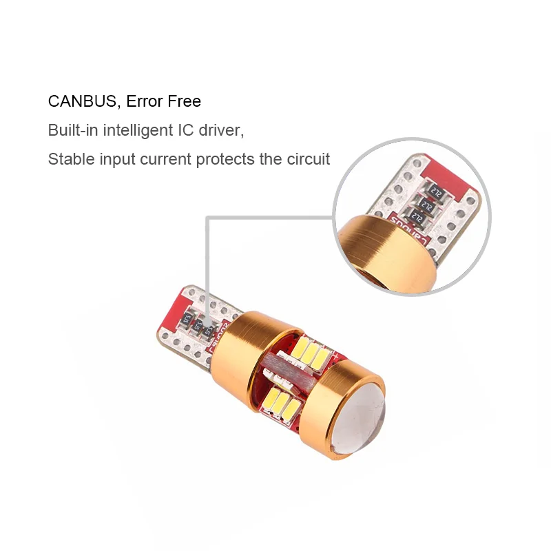 BOAOSI 2x автомобиль T10 w5w светодиодный 3014SMD Ширина лампа светильник для Защитные